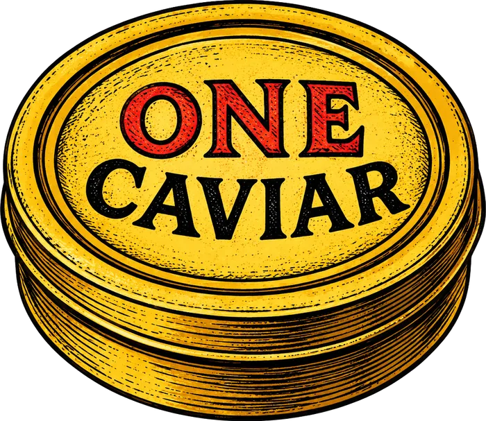 A tin of One Caviar